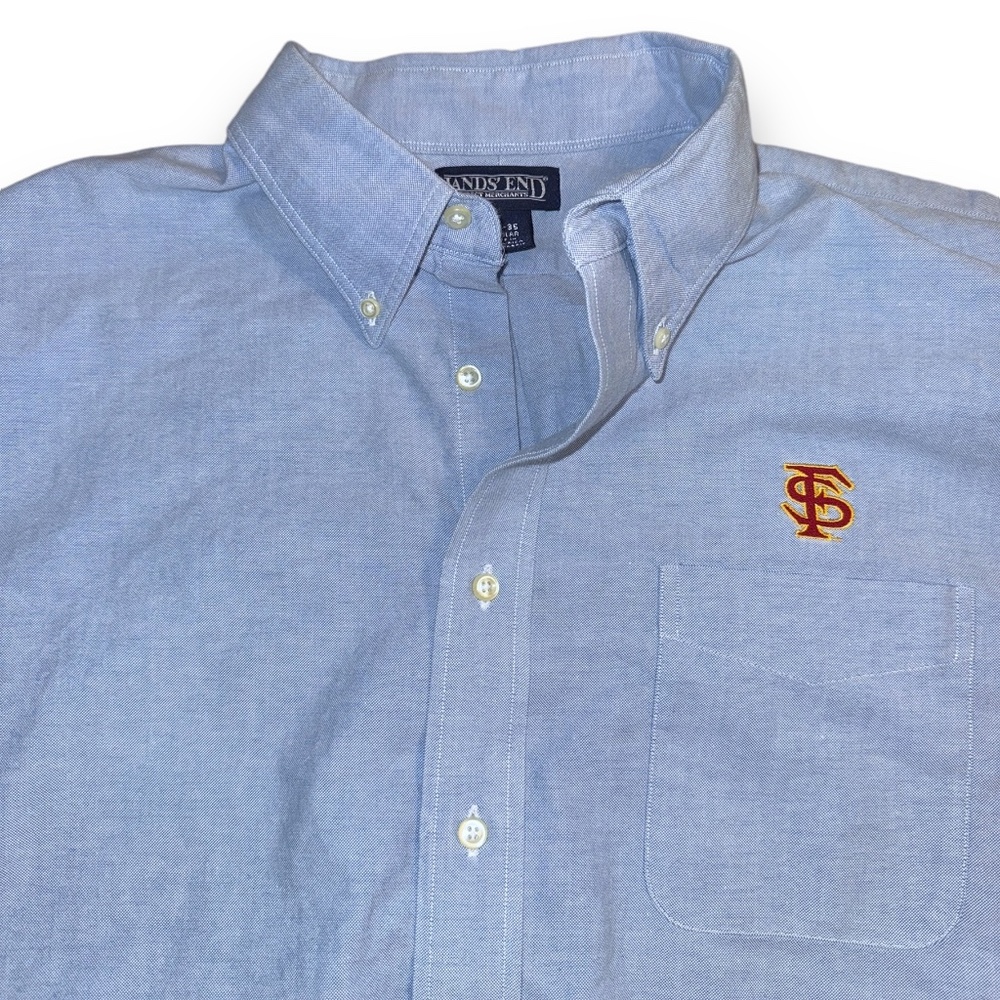 Florida State University FSU Seminoles‎ Oxford Button Down - 17 1/2 - 35 Regular
